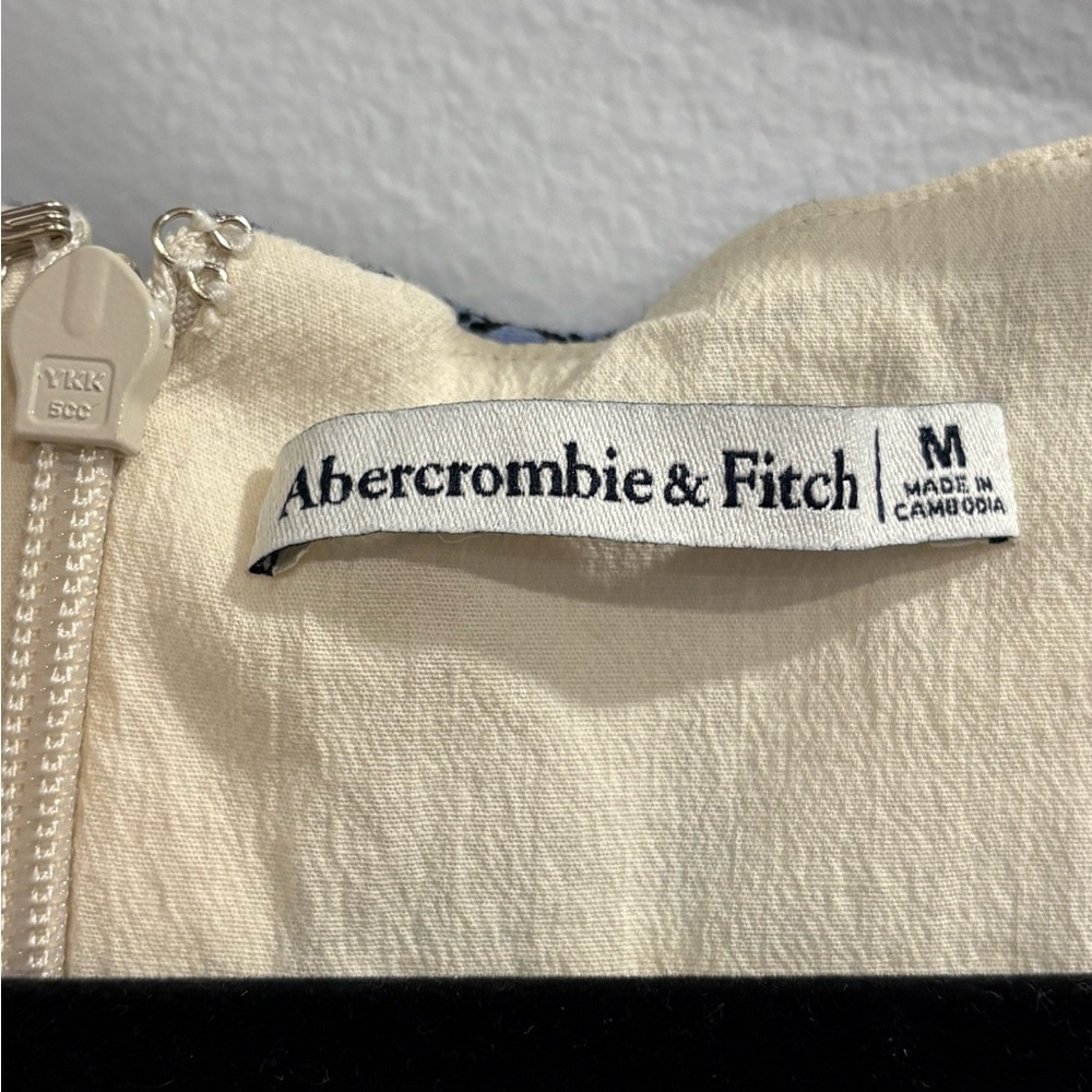 Abercrombie & Fitch Blue Floral Midi Dress - Picture 5 of 11
